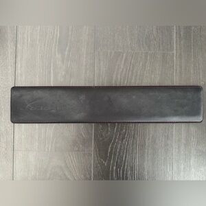 Black Gaming Wrist Rest with Red Stitching